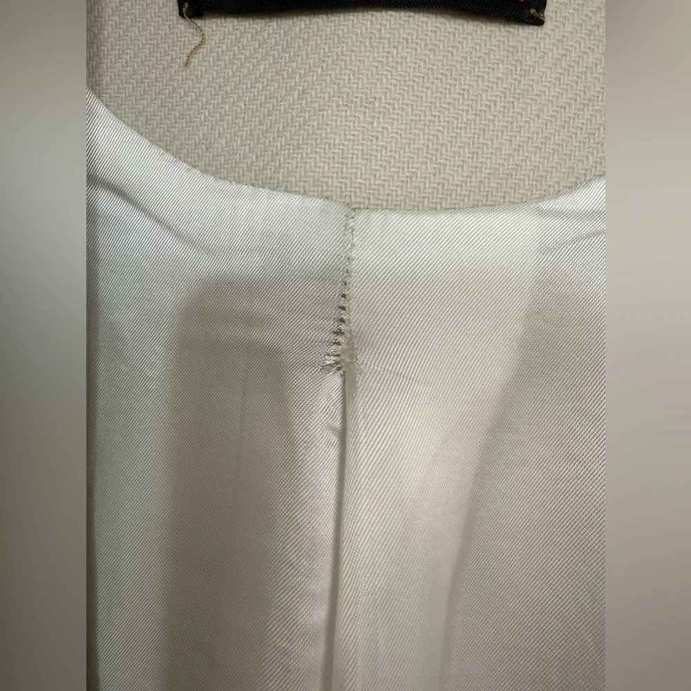 Zara premium quality beige wool coat with belt in size small